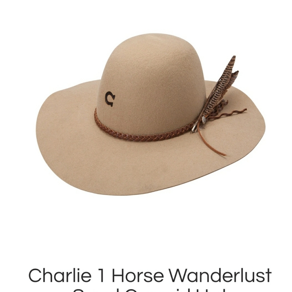 Charlie 1 Horse Wanderlust tan hat